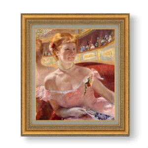 yG MdグzA[EJTbg Woman with a Pearl Necklace in a Loge F10 yzz G ̔ 10  l 677×603mm   v[g Mtg JXj JƏj ސEj Vz