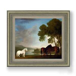 �y���G ���M�d�グ�z�X�^�b�v�X Two Bay Mares And A Grey Pony F10 �y�z����z �G�� �̔� 10�� ���� ���i�� 677×603mm ������ �������� �v���[���g �M�t�g �J�X�j�� �J�Əj�� �ސE�j�� �V�z�j�� ���r���O 