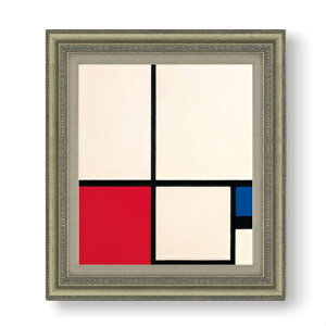 yG Mdグzs[gEhA Composition in Colours Composition No.1 with Red and Blue F10 yzz G ̔ 10  ۉ 677×603mm  