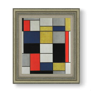 yG Mdグzs[gEhA Grande composizione A con nero, rosso, grigio, giallo e blu F10 yzz G ̔ 10  ۉ 677×603mm  