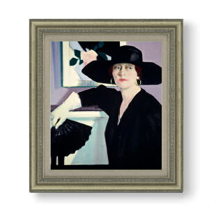 yG MdグztVXEJf Portrait of a Lady in Black F10 yzz G ̔ 10  l 677×603mm   v[g Mtg JXj JƏj ސEj Vzj 