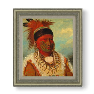 yG MdグzJg The White Cloud, Head Chief of the Iowas F10 yzz G ̔ 10  l 677×603mm   v[g Mtg JXj JƏj ސEj Vzj 