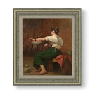 yG Mdグzt@EXg]i Woman Winding Wool F10 yzz G ̔ 10  l 677×603mm   v[g Mtg JXj JƏj ސEj Vzj rO 