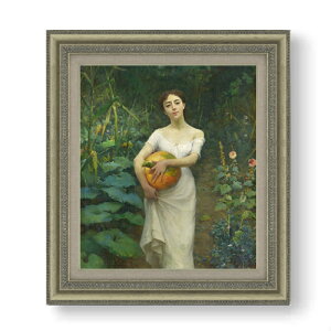 yG Mdグzt@EXg]i Young Girl Carrying a Pumpkin F10 yzz G ̔ 10  l 677×603mm   v[g Mtg JXj JƏj ސEj Vzj 