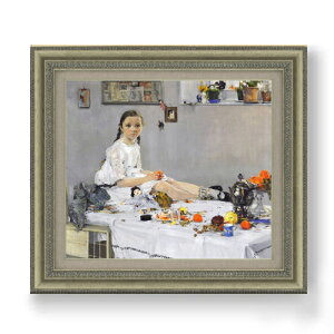 �y���G ���M�d�グ�z�t�F�[�V�� Portrait of Varya Adoratskaya F10 �y�z����z �G�� �̔� 10�� ���� �l���� 677×603mm ������ �������� �v���[���g �M�t�g �J�X�j�� �J�Əj�� �ސE�j�� �V�z�j�� ���r���O 