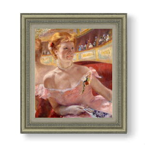 yG MdグzA[EJTbg Woman with a Pearl Necklace in a Loge F10 yzz G ̔ 10  l 677×603mm   v[g Mtg JXj JƏj ސEj Vz
