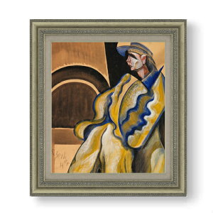 【油絵 直筆仕上げ】シャイバー デア・マン F10 【額入り】 絵画 販売 10号 油彩 抽象画 677×603mm 複製画 送料無料 プレゼント ギフト 開店祝い 開業祝い 退職祝い 新築祝い リビング 玄関 モダ