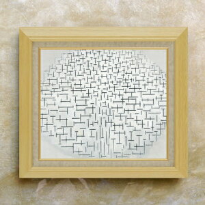�y���G ���M�d�グ�z�s�[�g�E�����h���A�� Composition 10 in black and white F10 �y�z����z �G�� �̔� 10�� ���� ���ۉ� 675×601mm ������ �������� �v���[���g �M�t�g �J�X�j�� �J�Əj�� �ސE�j�� �V�z