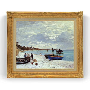 yG MdグzN[hEl The Beach at Sainte -Adresse F12 y Y CeAzG ̔ 12 i S[hz 736×630mm  