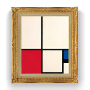yG Mdグzs[gEhA Composition in Colours Composition No.1 with Red and Blue F12 y Y CeAzG ̔ 12 ۉ S[hz 736×630mm  