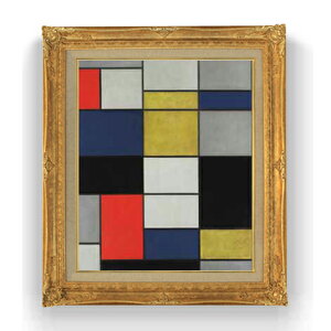 yG Mdグzs[gEhA Grande composizione A con nero, rosso, grigio, giallo e blu F12 y Y CeAzG ̔ 12 ۉ S[hz 736×630mm  