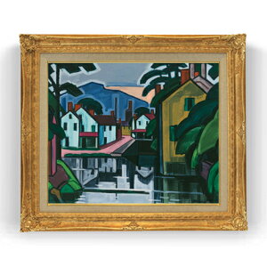 yG Mdグzu[}i[ Old Canal Port F12 y Y CeAzG ̔ 12 ۉ S[hz 736×630mm   v[g Mtg JXj JƏj ސEj 