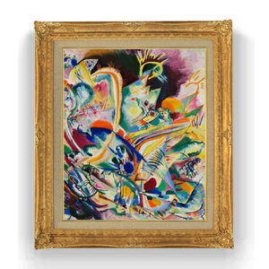 �y���G ���M�d�グ�z���V���[�J���f�B���X�L�[ Untitled Improvisation V F12 �y�A�b�v�O���[�h�z���z�G�� �̔� 12�� ���ۉ� �z�� 736×630mm ������ �������� �v���[���g �M�t�g �J�X�j�� �J�Əj�� �ސE