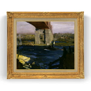�y���G ���M�d�グ�z�W���[�W�E�x���[�Y Bridge, Blackwell�fs Island F12 �y�A�b�v�O���[�h�z���z�G�� �̔� 12�� ���i��z�� 736×630mm ������ �������� �v���[���g �M�t�g �J�X�j�� �J�Əj�� �ސE�j��