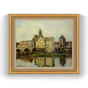 �y���G ���M�d�グ�z�V�X���[ Moret-sur-Loing, Morning F12 �y���� �������Y �C���e���A�z�G�� �̔� 12�� ���i�� �S�[���h�z�� 754×648mm ������ �������� �v���[���g �M�t�g �J�X�j�� �J�Əj�� �ސE�j