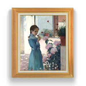 �y���G ���M�d�グ�z���V�j���[�� The girl with carnation F12 �y�A�b�v�O���[�h�z���z�G�� �̔� 12�� �l���� �z�� 736×630mm ������ �������� �v���[���g �M�t�g �J�X�j�� �J�Əj�� �ސE�j�� �V�z�j��