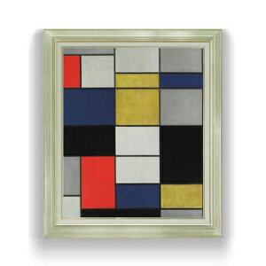 �y���G ���M�d�グ�z�s�[�g�E�����h���A�� Grande composizione A con nero, rosso, grigio, giallo e blu F12 �y�A�b�v�O���[�h�z���z�G�� �̔� 12�� ���ۉ� �S�[���h�z�� 736×630mm ������ ��������