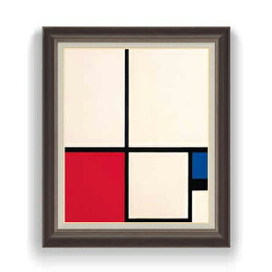 �y���G ���M�d�グ�z�s�[�g�E�����h���A�� Composition in Colours Composition No.1 with Red and Blue F12 �y���� �������Y �C���e���A�z�G�� �̔� 12�� ���ۉ� �z�� 736×630mm ������ ��������