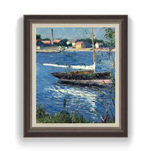 �y���G ���M�d�グ�z�J�C���{�b�g Boat Moored on the Seine at Argenteuil F12 �y���� �������Y �C���e���A�z�G�� �̔� 12�� ���i��z�� 736×630mm ������ �������� �v���[���g �M�t�g �J�X�j�� �J�Əj�� ��