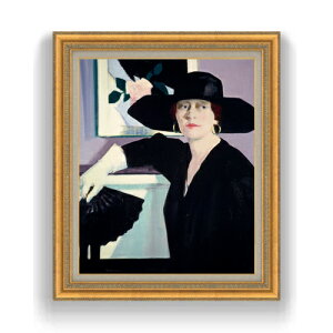 yG MdグztVXEJf Portrait of a Lady in Black F15 y Y CeAzG ̔ 15 ۉ S[hz 800×678mm  