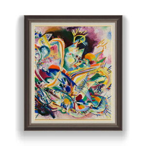 �y���G ���M�d�グ�z���V���[�J���f�B���X�L�[ Untitled Improvisation V F15 �y���� �������Y �C���e���A�z�G�� �̔� 15�� ���ۉ� �z�� 780×658mm ������ �������� �v���[���g �M�t�g �J�X�j�� �J�Əj