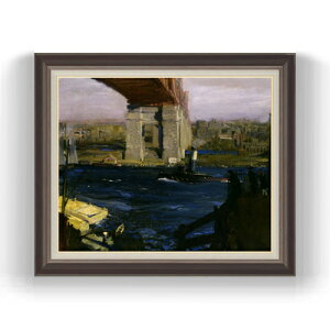 �y���G ���M�d�グ�z�W���[�W�E�x���[�Y Bridge, Blackwell�fs Island F15 �y���� �������Y �C���e���A�z�G�� �̔� 15�� ���i��z�� 780×658mm ������ �������� �v���[���g �M�t�g �J�X�j�� �J�Əj�� ��