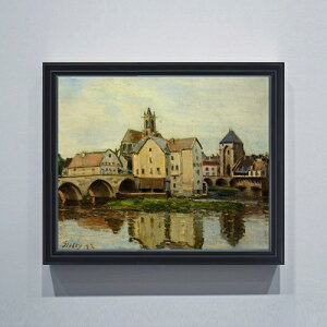 �y���G ���M�d�グ�z�V�X���[ Moret-sur-Loing, Morning F15 �y���� �A�b�v�O���[�h�z�z�G�� �̔� 15�� ���i��z�� 712×590mm ������ �������� �v���[���g �M�t�g �J�X�j�� �J�Əj�� �ސE�j�� �V�z�j�� 