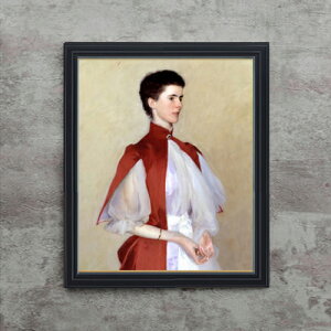 �y���G ���M�d�グ�z�T�[�W�F���g Portrait of Mrs Robert Harrison F15 �y���� �A�b�v�O���[�h�z�z�G�� �̔� 15�� �l���� �z�� 712×590mm ������ �������� �v���[���g �M�t�g �J�X�j�� �J�Əj�� �ސE�j�� 