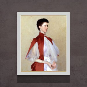�y���G ���M�d�グ�z�T�[�W�F���g Portrait of Mrs Robert Harrison F15 �y���� �A�b�v�O���[�h�z�z�G�� �̔� 15�� �l���� �z�� 712×590mm ������ �������� �v���[���g �M�t�g �J�X�j�� �J�Əj�� �ސE�j�� 