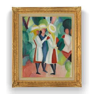 �y���G ���M�d�グ�z�A�E�O�X�g�E�}�b�P Three girls in yellow straw hats I F15 �y�A�b�v�O���[�h�z���z�G�� �̔� 15�� ���ۉ� �z�� 781×660mm ������ ��������