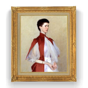 �y���G ���M�d�グ�z�T�[�W�F���g Portrait of Mrs Robert Harrison F15 �y�A�b�v�O���[�h�z���z�G�� �̔� 15�� �l���� �z�� 781×660mm ������ �������� �v���[���g �M�t�g �J�X�j�� �J�Əj�� �ސE�j�� �V
