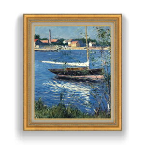 yG MdグzJC{bg Boat Moored on the Seine at Argenteuil F15 y Y CeAzG ̔ 15 i S[hz 800×678mm   v[g Mtg JXj J