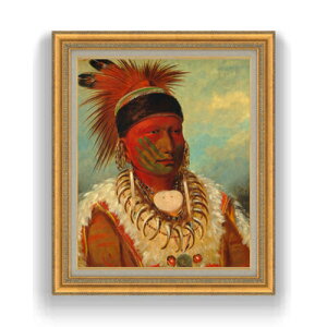 yG MdグzJg The White Cloud, Head Chief of the Iowas F15 y Y CeAzG ̔ 15 l S[hz 800×678mm   v[g Mtg JXj J