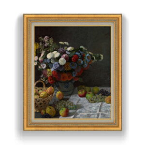 yG MdグzN[hEl Still Life with Flowers and Fruit F15 y Y CeAzG ̔ 15 Õ S[hz 800×678mm   v[g Mtg JXj J