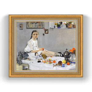 �y���G ���M�d�グ�z�t�F�[�V�� Portrait of Varya Adoratskaya F15 �y���� �������Y �C���e���A�z�G�� �̔� 15�� �l���� �z�� 800×678mm ������ �������� �v���[���g �M�t�g �J�X�j�� �J�Əj�� �ސE�j�� 
