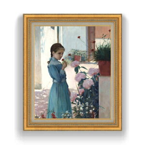 yG MdグzVj[ The girl with carnation F15 y Y CeAzG ̔ 15 l S[hz 800×678mm   v[g Mtg JXj JƏj 