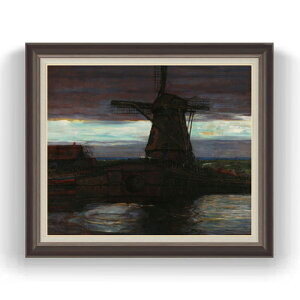 yG Mdグzs[gEhA Stammer Mill with Streaked Sky F20 y LoX Y CeAzG ̔ 20 ۉ 863×734mm  