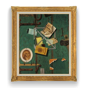 【油絵 直筆仕上げ】ジョン・F・ペト A Closet Door F20 【油彩 キャンバス 国内生産 インテリア】絵画 販売 20号 静物画 865×736mm 複製画 送料無料 プレゼント ギフト 開店祝い 開業祝い 退職祝い