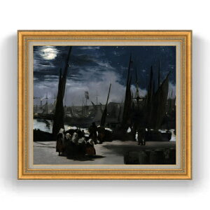 yG MdグzGhDA[E}l Clair de Lune sur le Port de Boulogne F20 y LoX Y CeAzG ̔ 20 i 883×754mm  