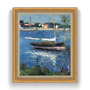 yG MdグzJC{bg Boat Moored on the Seine at Argenteuil F20 y LoX Y CeAzG ̔ 20 i 883×754mm  