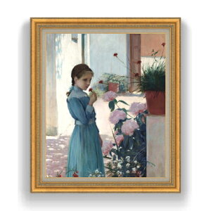 yG MdグzVj[ The girl with carnation F20 y LoX Y CeAzG ̔ 20 l 883×754mm   v[g Mtg JXj JƏj ސE