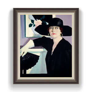 �y���G ���M�d�グ�z�t�����V�X�E�J�f�� Portrait of a Lady in Black F20 �y�z����z�G�� �̔� 20�� �l���� 863×734mm ������ ��������