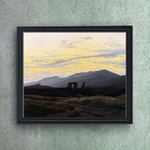 �y���G ���M�d�グ�z�t���[�h���q Ruin of Eldena in the Giant Mountains F20 �y���� �L�����o�X �V���v���t���[���z�G�� �̔� 20�� ���i�� 795×673mm ������ ��������