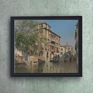 �y���G ���M�d�グ�z�}���e�B���E���R A Canal in Venice F20 �y���� �L�����o�X �V���v���t���[���z�G�� �̔� 20�� ���i�� 795×673mm ������ �������� �v���[���g �M�t�g �J�X�j�� �J�Əj�� �ސE�j��