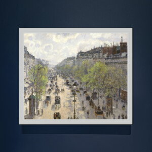 �y���G ���M�d�グ�z �J�~�[���E�s�T�� Boulevard Montmartre, Spring F20 �y���� �L�����o�X �V���v���t���[���z�G�� �̔� 20�� ���i�� 795×673mm ������ �������� �v���[���g �M�t�g �J�X�j�� �J�Əj�� 