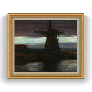 yG Mdグzs[gEhA Stammer Mill with Streaked Sky F20 y LoX Y CeAzG ̔ 20 ۉ 883×754mm  