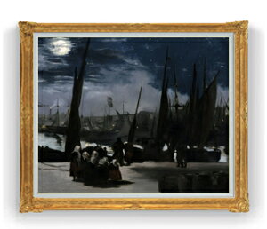 yG MdグzGhDA[E}l Clair de Lune sur le Port de Boulogne F30TCY y Y CeAzG ̔ 30 傫ȊGTCY z i z 1039×857mm  