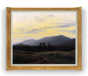 yG Mdグzt[hq Ruin of Eldena in the Giant Mountains F30TCY y Y CeAzG ̔ 30 傫ȊGTCY z i z 1039×857mm  