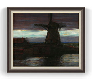 yG Mdグzs[gEhA Stammer Mill with Streaked Sky F30TCY y Y CeAzG ̔ 30 傫ȊGTCY z ۉ z 1070×887mm  