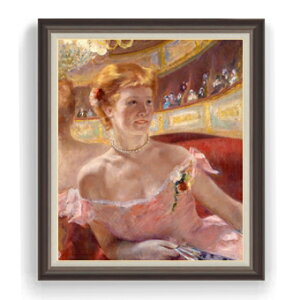 yG MdグzA[EJTbg Woman with a Pearl Necklace in a Loge F30TCY y Y CeAzG ̔ 30 傫ȊGTCY z l z 1070×887mm  